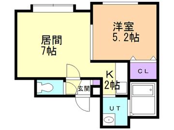 札幌市豊平区のアパート 画像２