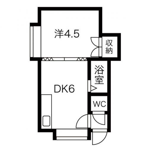札幌市豊平区のアパート 画像２