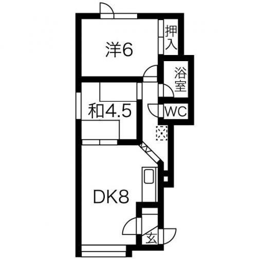 石狩市のアパート 画像２
